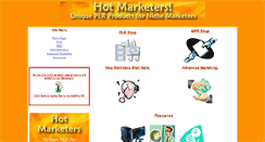 Desktop Screenshot of hotmarketers.com